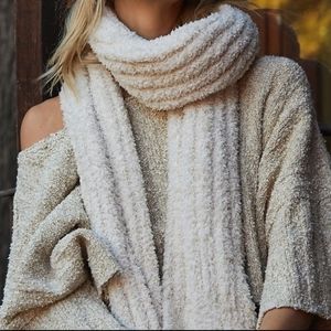 Free People cloud ribbed scarf
